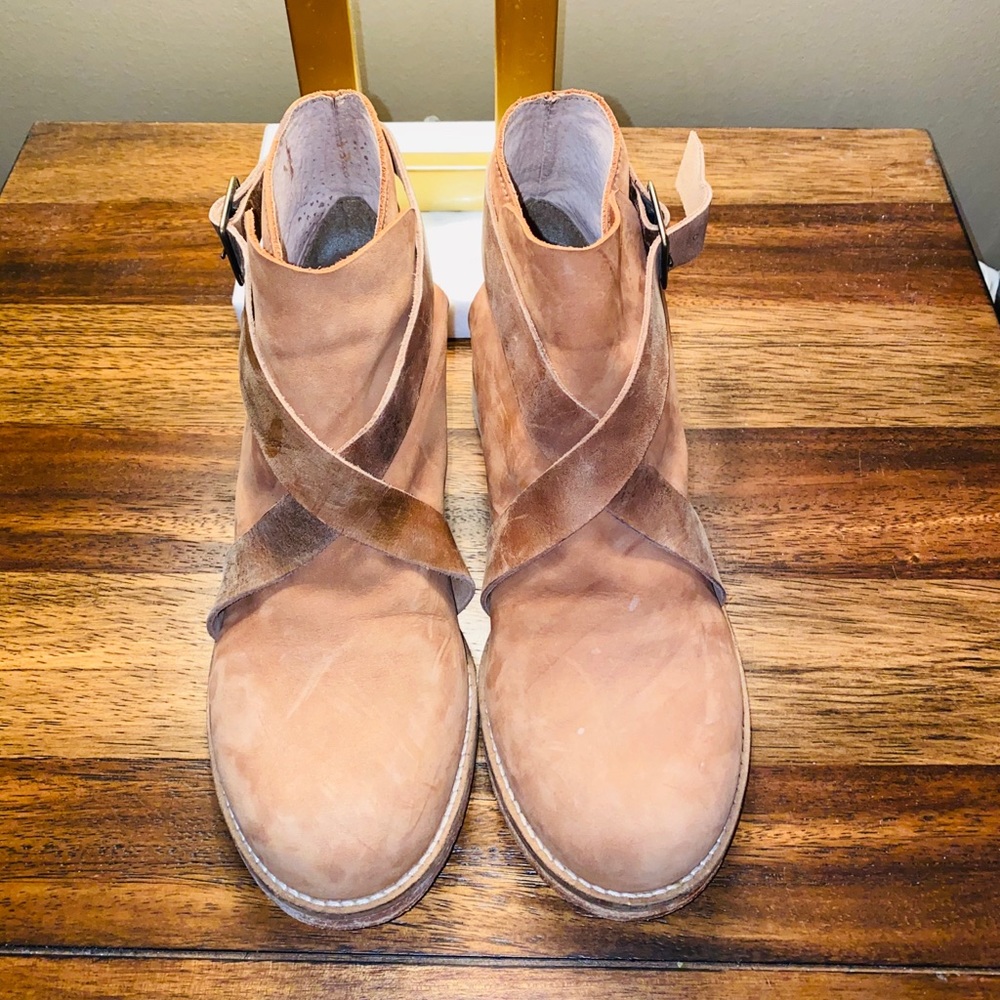 Free People Leather ankle boots